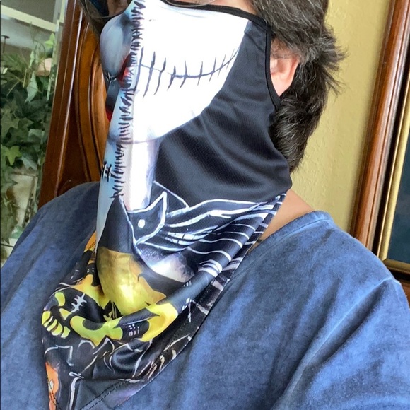 Nightmare Before Christmas Jack Sally face mask - Picture 7 of 7